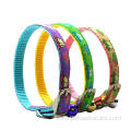 Floral Printing Luxury Small Nylon Pet Cat Collar